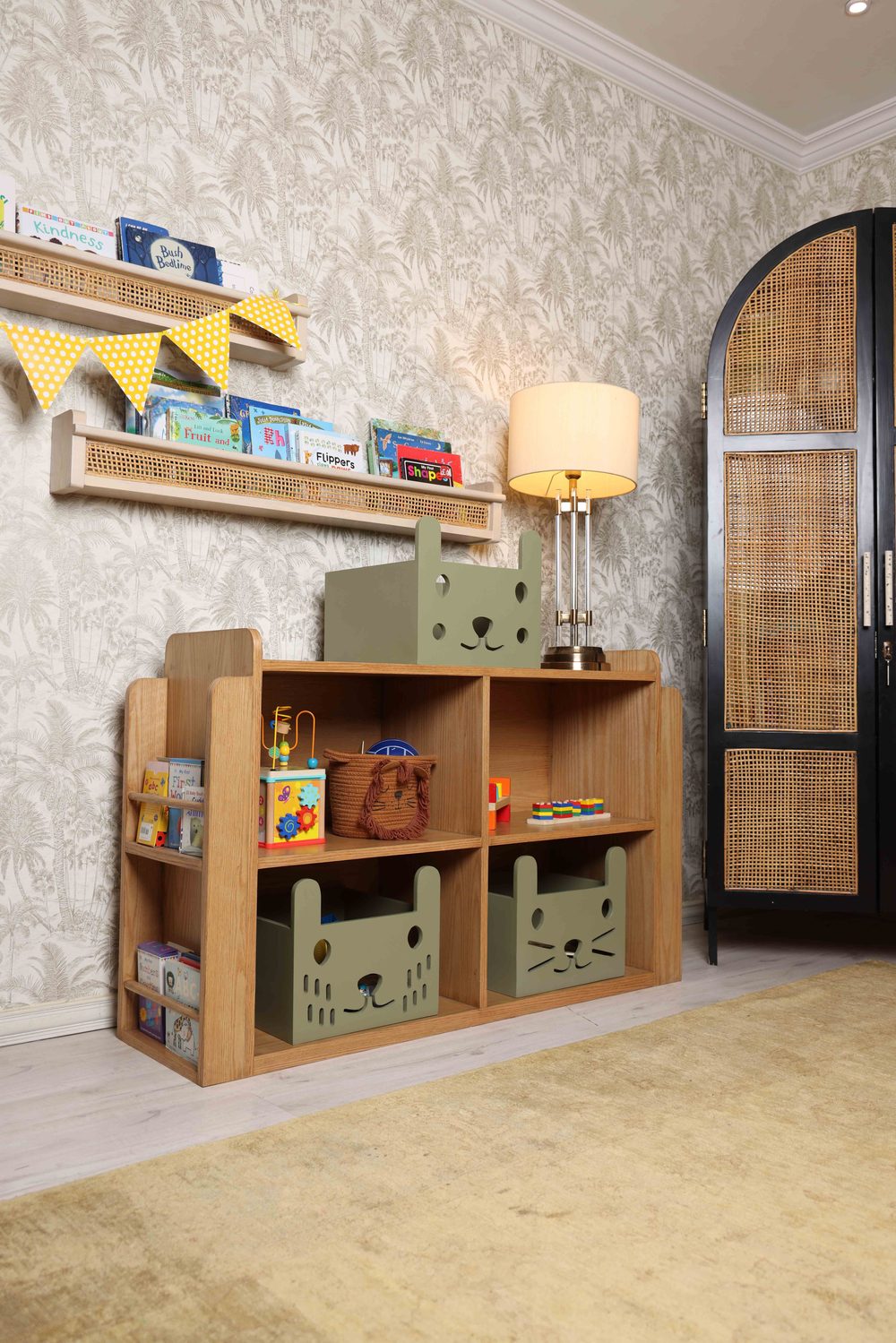 Kitty Crates on a Montessori Shelf, photo 1